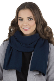 Vivisence Mütze Schal Set Klassisch Form Wärme Und Stil An Wintertagen 7005, dunkelblau