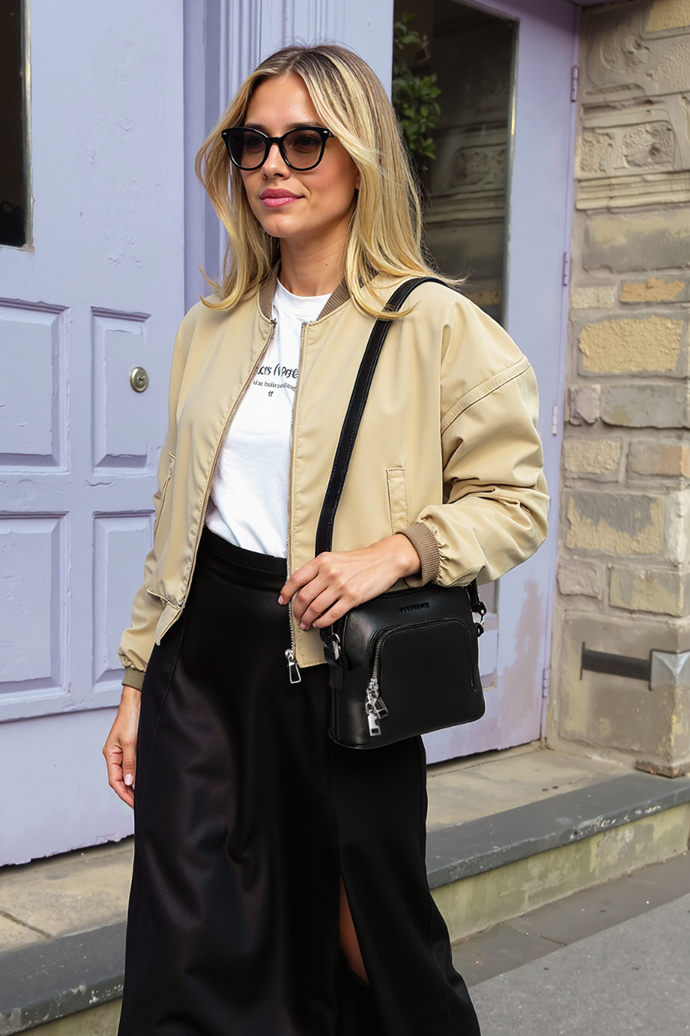 Vivisence Sac Bandoulière Femme Sangle Réglable Parfait Pour Tous Les Jours, 