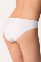Vivisence Damen Slip Baumwolle Klebt am Körper Für Unsichtbaren Komfort 4003, weiß