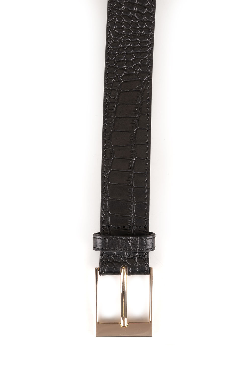 Vivisence Ceinture Femme Animalière Luxe 3,5 cm Sublime Tenues P0002, noir