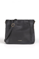 Vivisence Damen Handtasche Verstellbarer Schultergurt Alltag Tasche, Schwarz