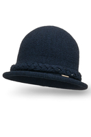 Vivisence Women's Winter Hat Classic Style Warm Knitted Autumn 7043, dark blue