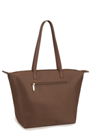 Vivisence Damen Umhängetasche Mit Reißverschluss Elegantes Design Für Alltag Komfort, Braun