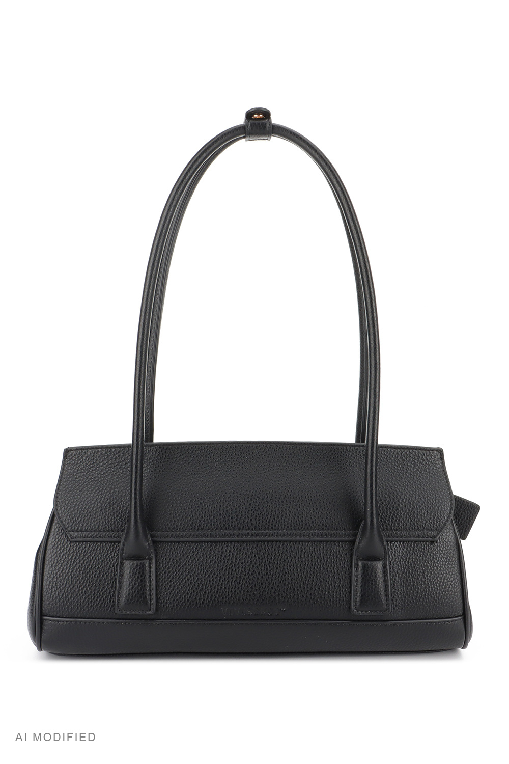 Vivisence T0039 Sac à bandoulière femme simili cuir baguette élégant, noir