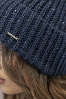 Vivisence Damen Mütze Winter Klassischen Strickmütze Stil Perfekte Passform 7088, dunkelblau