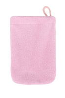 Vivisence Exfoliating Glove Cotton Viscose Body Scrub Spa for Smooth Skin 5025R, Pink, UNI