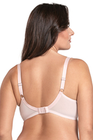 Vivisence Bügel BH Damen Halbgepolstert Mit Floraler Spitze Hebt Und Formt, rosa