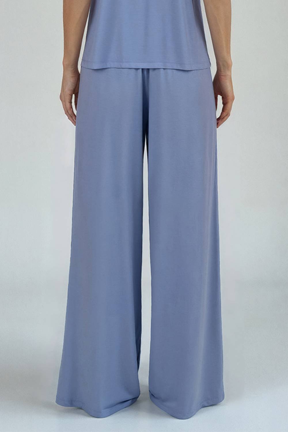 Vivisence Women's Pyjama Pants Viscose Wide Leg Perfect for Every Night 2102, azure