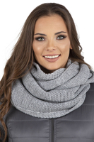 Vivisence Women Winter Hat Scarf And Gloves Set Soft Fleece Lining Cozy Warmth, light grey