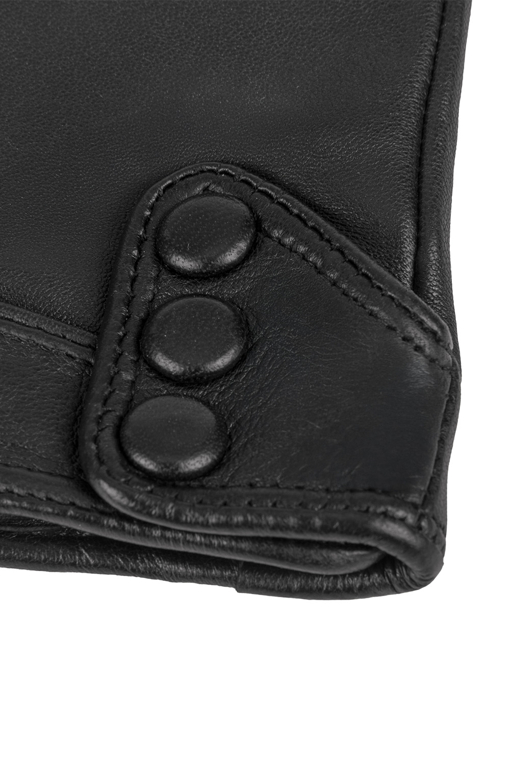 Vivisence Damen Winter Lederhandschuhe Mit Wollfutter Für Wärme Im Alltag, Schwarz