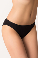 Vivisence Dame Slip Unterhose Bund Musterlos Unterwäsche 4003, beige/beige/schwarz/schwarz/schwarz