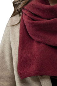 Vivisence Women's Winter Scarf Warm Comfortable For Cold Days 7101, maroon