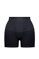 Vivisence Damen Shapewear Unterhose Baumwolle Hoher Bund 4102, Schwarz