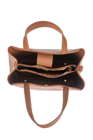 Vivisence Handtasche Damen Verstellbarer Schultergurt Alltag Komfort, Braun