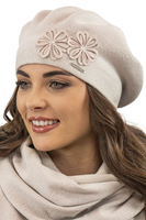 Vivisence Béret Femme Hiver Épais Et Chaud Idéal Pour Les Journées Froides 7007, beige