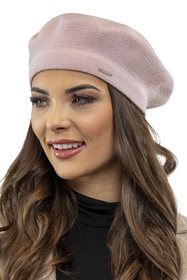 Vivisence Béret Et Écharpe Femme Pour L'automne et L'hiver En Laine Et Acrylique Ensemble Chic Pour L'Hiver Accessoire Mode Durable Pour Cadeau Parfait Confort Et Élégance 7005Kmpl, rose