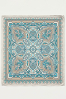 turquoise/beige