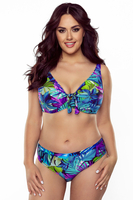 Vivisence Bikini Bottoms Women Classic Cut Fade Resistant Fabric, purple