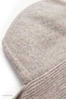 Vivisence Femme balaclava nouée devant ajustement parfait, beige