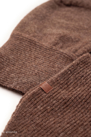Vivisence Damen Balaclava vorne gebunden perfekte Passform, braun