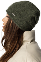 Vivisence Women's Winter Set Including Hat Scarf And Gloves With Perfect Fit Design Warm And Soft Woolen Yarn Insulated Lining Ideal For Cold Winter And Autumn Days, green melange