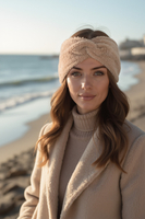 Vivisence Damen Stirnband Weiche Wärmt An Kalten Tagen, Beige