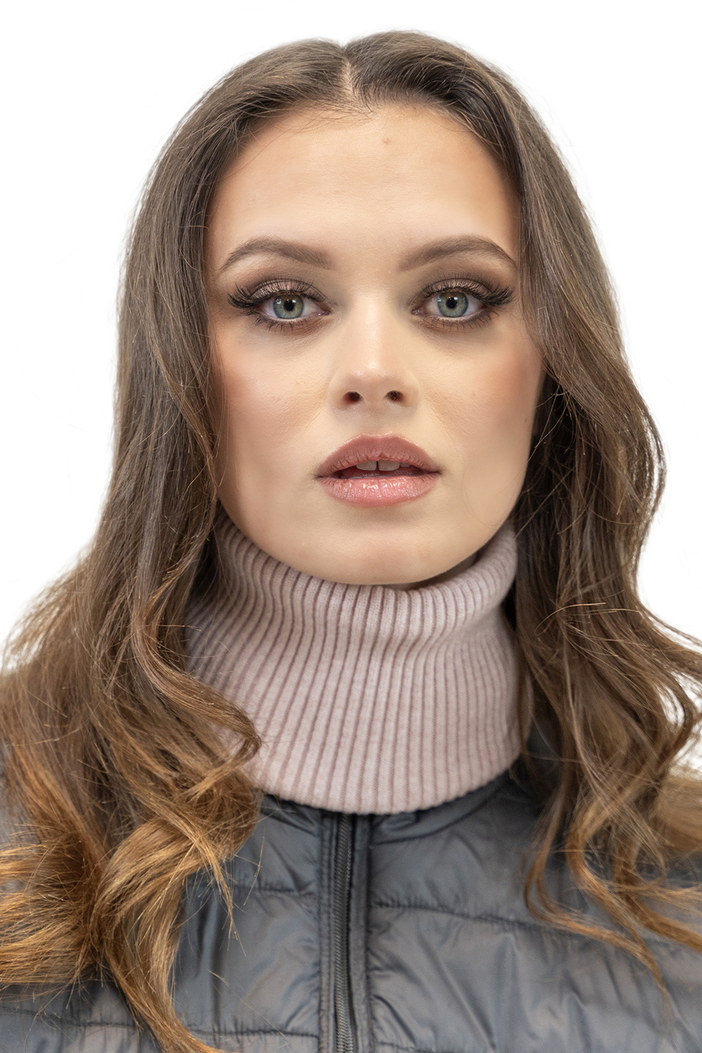 Vivisence Women's Winter Headband Ribbed Yarn Perfect Fit Optimal Comfort 7092, powder pink