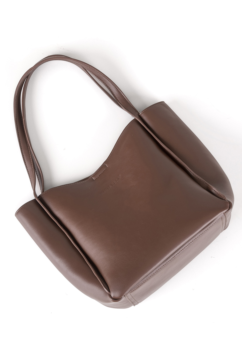 Vivisence Sac à Main Femme Fermeture Magnétique Confort et élégance, marron