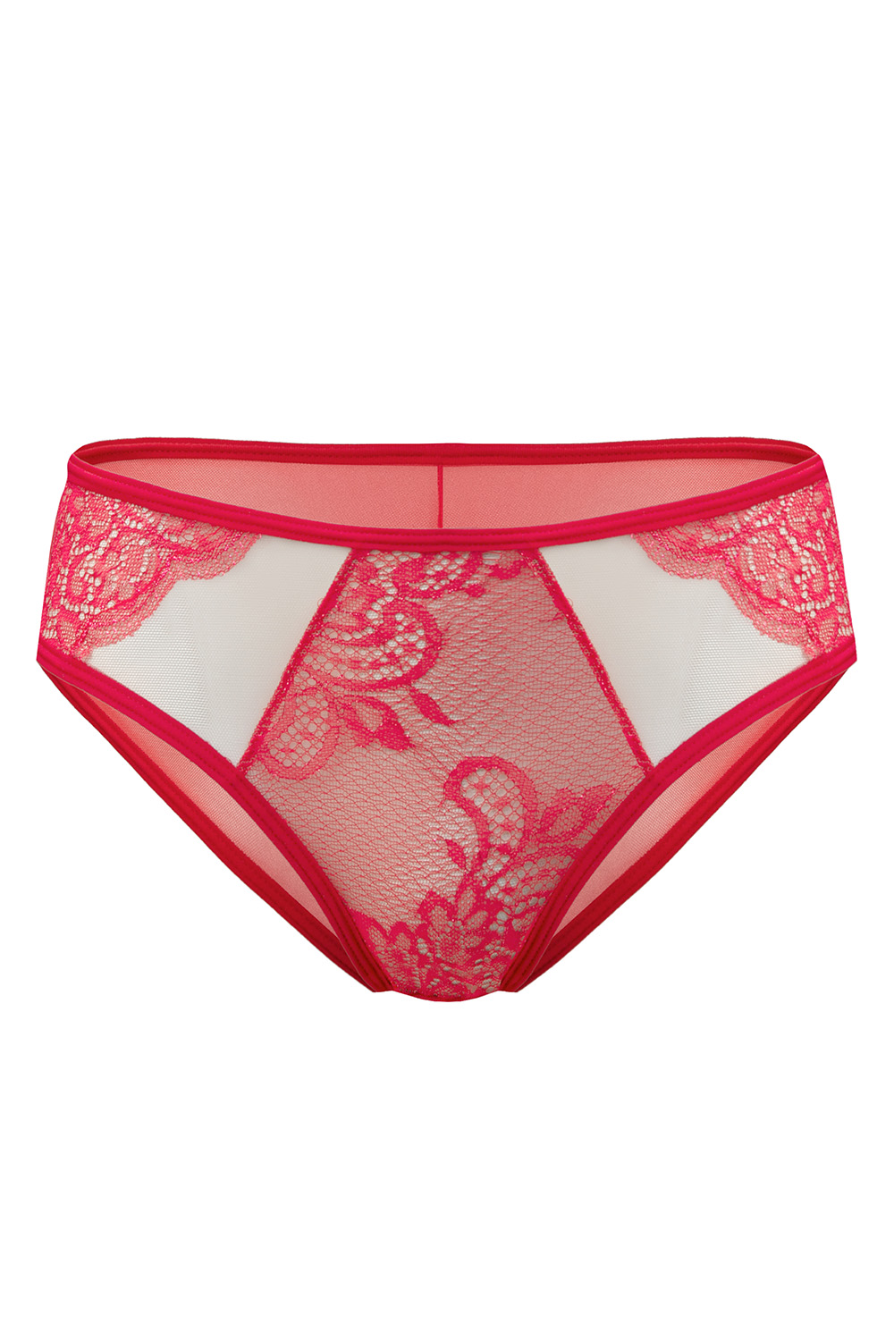 Vivisence Damen Slip Unterhosen Unterwäsche Ganztägiger Komfort 1044, rot