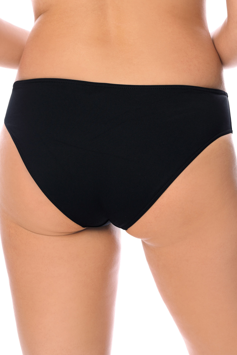Vivisence Bikinihose Damen Klassischer Schnitt Formstabil Bequemer Sitz, schwarz