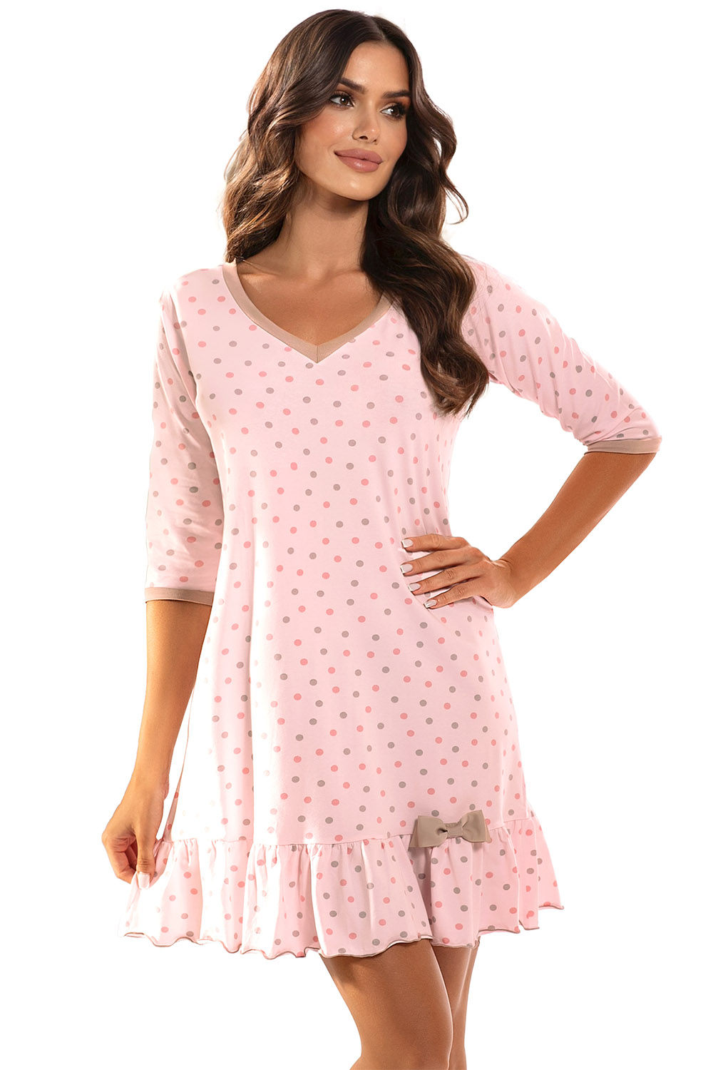 Vivisence Nightdress with a frill 2034,
