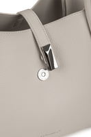 Vivisence Damen Schultertasche Mit Magnetklappe Und Kosmetiktasche Für Den Alltag, ecru