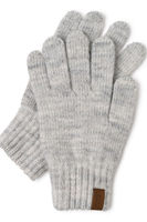 Vivisence Women's Winter Gloves Soft And Warm Ideal For Cold Weather 7014, beige melange