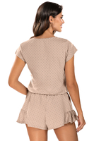 Vivisence Women's short-sleeved pyjama set 2021,