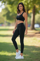 Vivisence Push-Up Leggings for Women High-Waisted Leggins Wide Waistband Stretchy Fabric Non-See-Through Design Durable and Perfect for Everyday Wear,