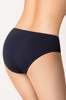 Vivisence Damen Slip Unterhosen Glatt Unterwäsche Ganztägiger Komfort 4002, dunkelblau