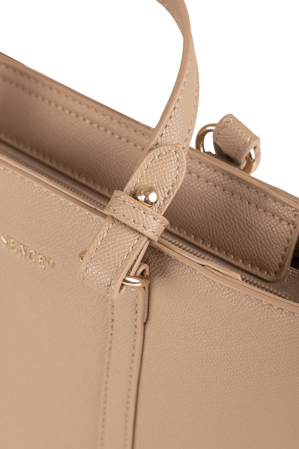 Vivisence Women's Handbag Shoulder Strap Zip Pocket Perfect for Everyday, beige