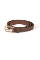 Vivisence Ceinture Femme Boucle Arrondie Ajustement Précis Confort P0007, marron