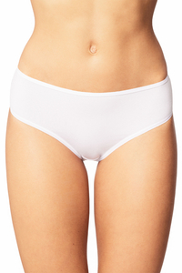 Vivisence women's smooth lace briefs 4004, white