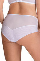 Vivisence Women's Briefs High-Waist Mesh Floral Lace Perfect For Everyday 1078/1080, White