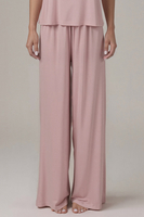 Vivisence Women's Pyjama Pants Viscose Wide Leg Perfect for Every Night 2102, Pink