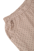 Vivisence Pyjama Deux pièces pour Femme Coton Manches Longues 2023, beige