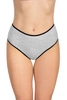Black elastic: grey 5-pack