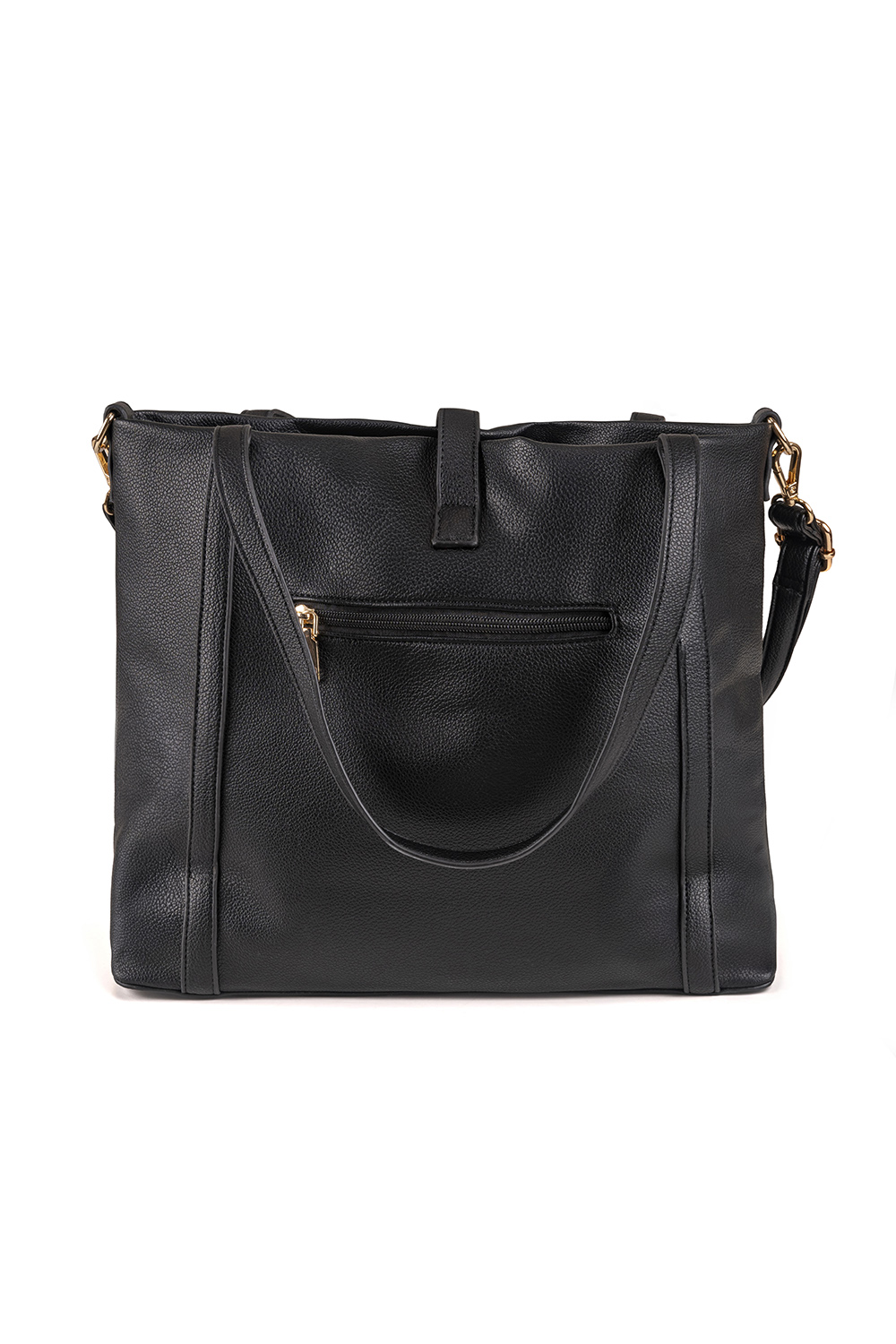 Vivisence Handtasche Damen mit Laptopfach Perfekt für Den Alltag, Schwarz