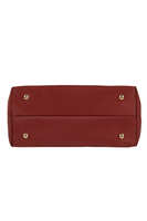 Vivisence Femme Sac À Main Fermeture éclair Avec Bandoulière Amovible, rouge