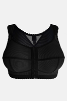 Vivisence Soutien Gorge Sans Armatures Femme Fermeture Devant Grand Maintien, noir