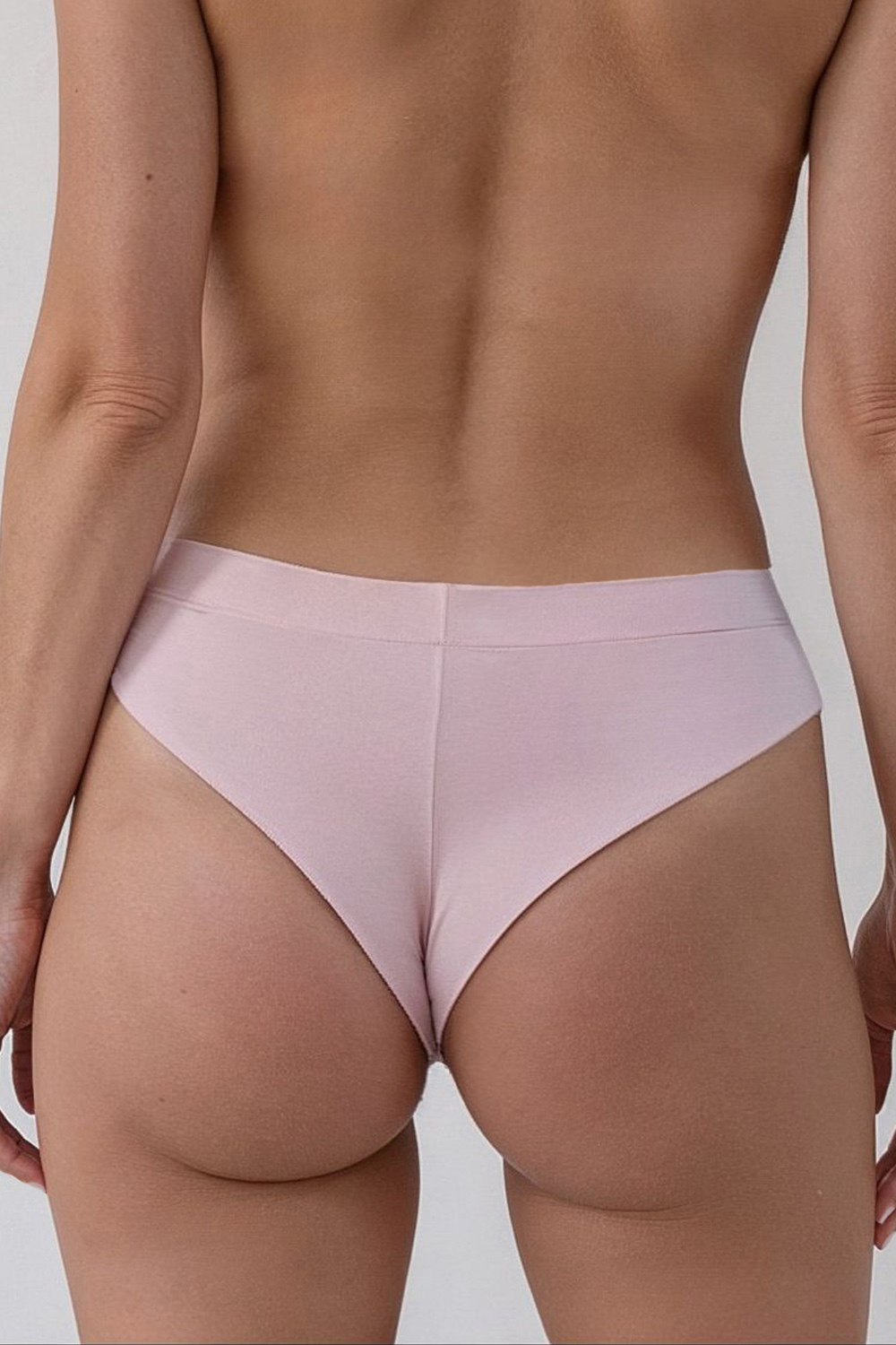 Vivisence Unterhosen Damen Brazilian Slip Viskose Unterwäsche 4020M, Pink