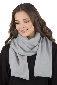 Vivisence Écharpe Femme Hiver Tricotée Chaude Et Confortable Journées Froides 7102, gris clair