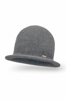Vivisence Chapeau Femme Hiver Classique En Fil Chaud Idéal Pour Offrir 7044, gris foncé