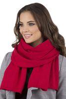 Vivisence Écharpe Femme Hiver Tricotée Chaude Et Confortable Journées Froides 7102, rouge